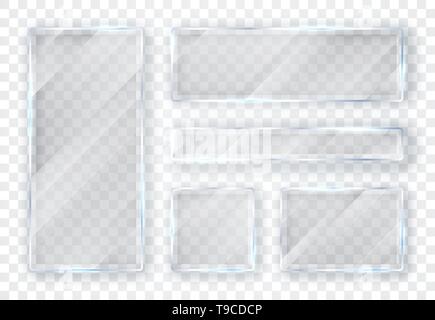 Realistic lightnings with transparency for design. Thunder-storm and lightnings. Magic and bright lighting effects. Vector illustration. Stock Vector