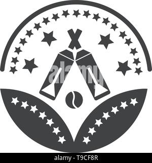 cricket award vector sign icon- vector cricket award symbol icon Stock Vector
