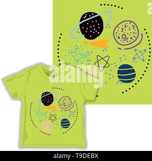 kids childish halloween seamless pattern vector illustration - vector Stock Vector