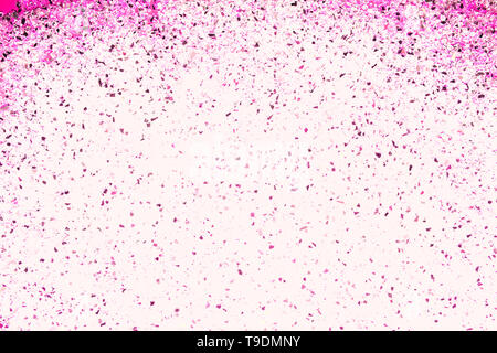 Bright multi colored pink with blue pebbles background for text Stock Photo