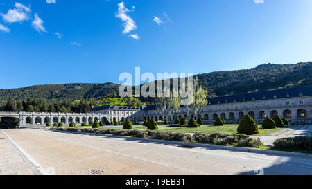 Abbey of the holy cross of the Valley of the falen Stock Photo