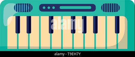 synthesizer kids toys Stock Vector