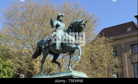 The Willem Drees Monument, near the Parliament building in The Hague, The Netherlands Stock Photo