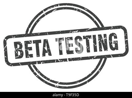 beta testing vintage stamp. beta testing sign Stock Vector