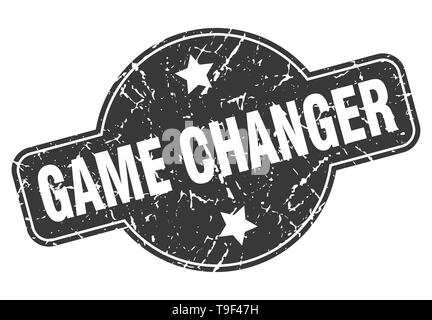 game changer round grunge isolated stamp Stock Vector