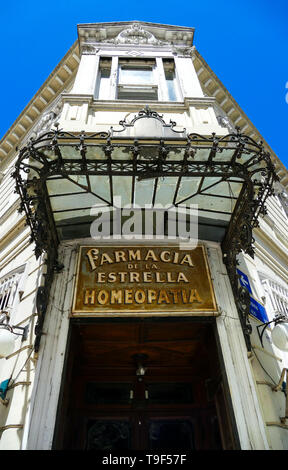 Farmacia de la Estrella, the oldest pharmacy in buenos aires Stock Photo