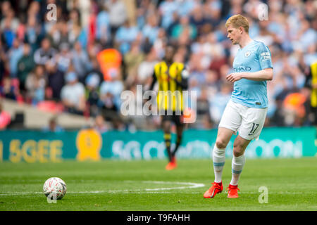 mduring The FA Cup Final match between Manchester City and Watford at Wembley Stadium, London, England on 18 May 2019. Photo by Salvio Calabrese.  Editorial use only, license required for commercial use. No use in betting, games or a single club/league/player publications. Stock Photo