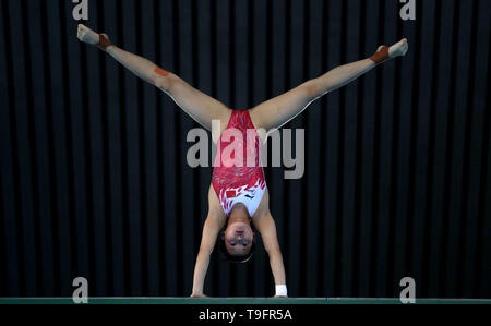 China's Yuxi Chen in the 10m Platform Final on day two of ...