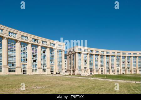 Antigone ist ein Stadtteil von Montpellier, entworfen vom katalanischen Architekten Ricardo Bofill 1978-1983 unter der Leitung von Bürgermeister von M Stock Photo