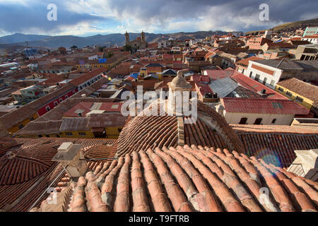 Rooftop view of the San Francisco Church and Convent, Potosí, Bolivia Stock Photo