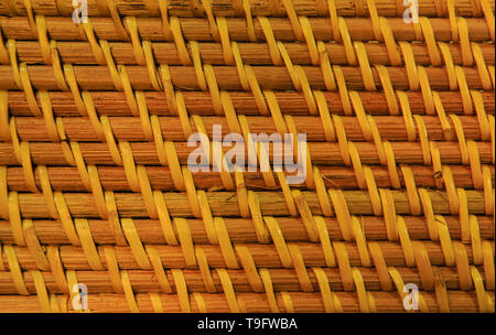 basketwork wall texture close up for background user Stock Photo