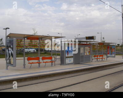 Montpellier, moderne Tramway, Linie 2, Georges Pompidou