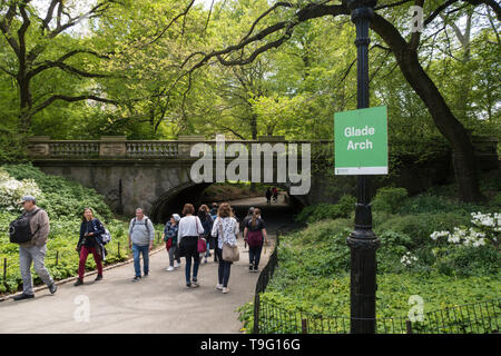 Central Park is a Public Oasis in New York City, USA Stock Photo