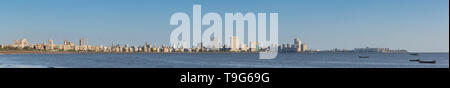 Marine Drive, Mumbai Skyline, India Stock Photo