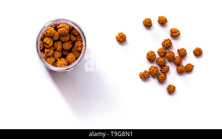 Snack on white background Stock Photo