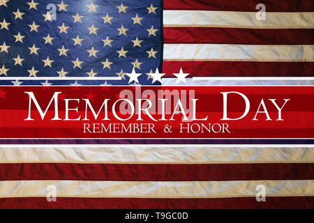 American flag background for Memorial Day or 4th of July Stock Photo ...