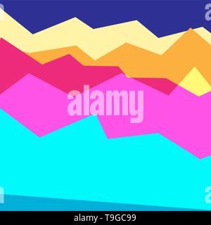 Multicolored abstract vector background with geometry angles Stock Vector