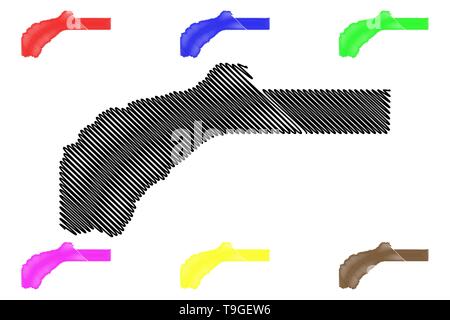 Nevada County California Counties - Nevada County California Counties In California United States Of Americausa Us Us Map Vector Illustration Scribble Sketch Nevada Map T9gew6 