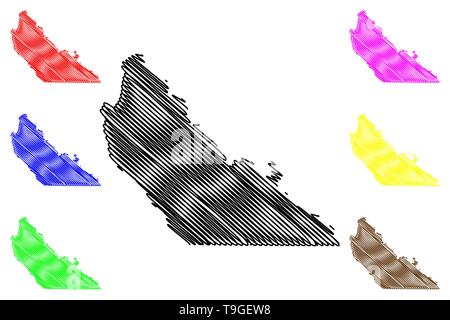 Monterey County California Counties - Monterey County California Counties In California United States Of Americausa Us Us Map Vector Illustration Scribble Sketch Monterey Map T9gew8 