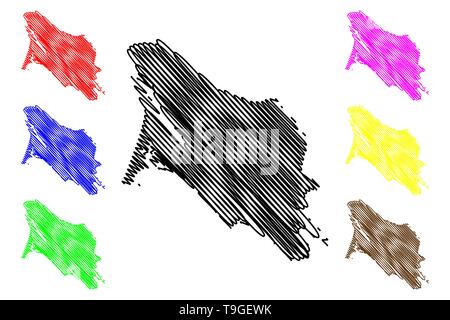 Marin County California Counties - Marin County California Counties In California United States Of Americausa Us Us Map Vector Illustration Scribble Sketch Marin Map T9gewk