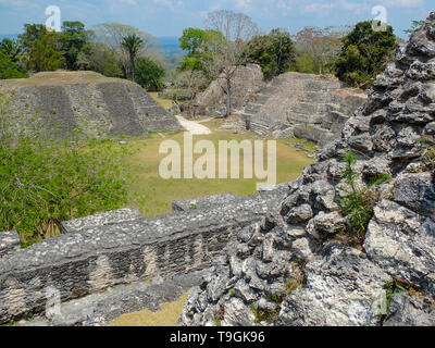 Xunantunich, an Ancient Maya archaeological site in western Belize near San Ignacio, Cayo District, Belize Stock Photo