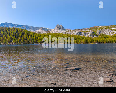 Scenic view of a mountain lake in California Stock Photo