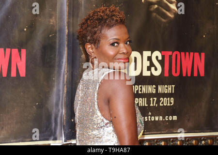 Opening night of Hadestown at the Walter Kerr Theatre -  Arrivals.  Featuring: LaChanze Where: New York, New York, United States When: 17 Apr 2019 Credit: Joseph Marzullo/WENN.com Stock Photo