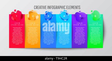 Creative infographic template infographic design for your business presentations. Stock Vector