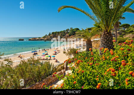 Portugal the Algarve, Praia de Santa Eulalia, Albufeira Stock Photo