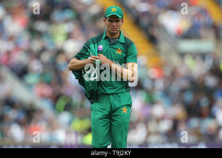 Leeds, UK. 19th May, 2019. Shaheen Afridi of Pakistan during the 5th Royal London One Day International match between England and Pakistan at Headingley Carnegie Stadium, Leeds on Sunday 19th May 2019. Credit: MI News & Sport /Alamy Live News Stock Photo