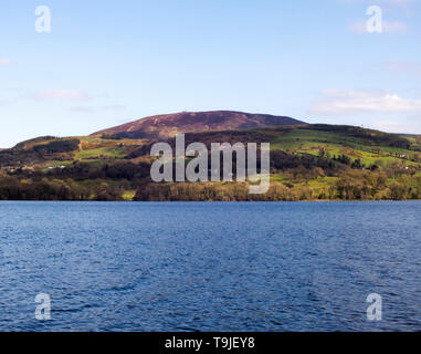 Picture of Lough Derg with a view to Arra Mountains in County Tipperary,Ireland. Stock Photo