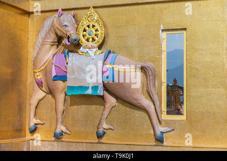 These animals are the ride of the Gods of Bhutan. Stock Photo