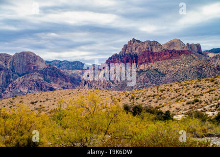 The Red Rock Canyon National Conservation Area near Las Vegas Stock Photo