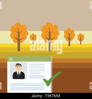 Curriculum Vitae Resume of Young - Curriculum Vitae Resume Of Young Male Candidate Marked By Colored Checkmark Business Empty Template For Layout For Invitation Greeting Card Promotion T9k7mm 