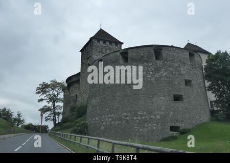 Vaduz Castle, the official residence of the royal of Liechtenstein Stock Photo