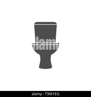 Restroom, Wc, toilet icon. Vector illustration, flat design. Stock Vector