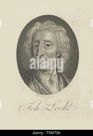 Portrait of the physician and philosopher John Locke (1632-1704). Museum: PRIVATE COLLECTION. Author: Friedrich Christian Gottlieb Geyser. Stock Photo