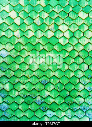 tile pattern texture background of wall of last century arcitecture in uk Stock Photo