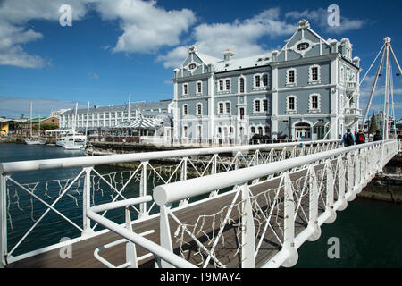 Swing bridge at V&A Waterfront in Cape Town, South Africa