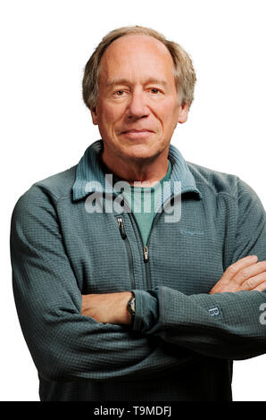 Studio portrait of middle aged man against a plain white background Stock Photo