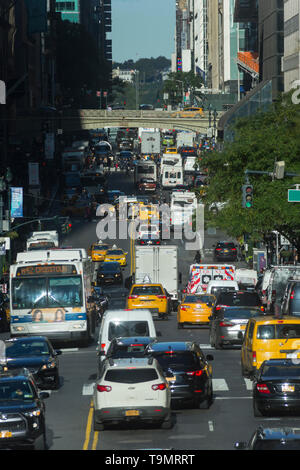 CROSSWALKS FORTY SECOND STREET MIDTOWN MANHATTAN NEW YORK CITY USA Stock Photo