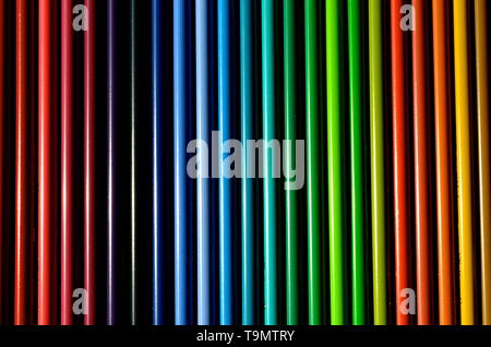 rainbow color pattern Stock Photo