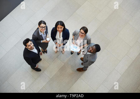 Happy young business professionals Stock Photo
