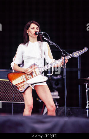 PJ Harvey performing at the Virgin V Festival 2003,Hylands Park ...