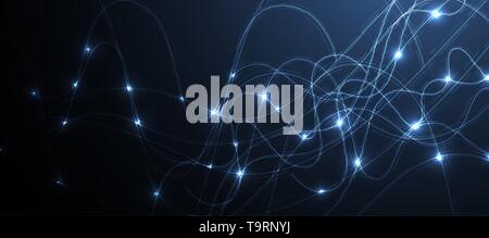 Abstract technology concept. High computer color background. Vector ...
