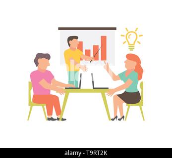 Workshop Vector illustration for business design and infographic Stock Vector