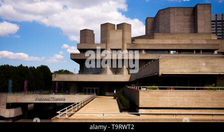 London South Bank Centre. May 2019 Brutalist architecture at the South Bank Arts Centre, home of the National Theatre and Hayward Gallery. Southbank C Stock Photo
