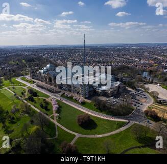 Alexandra Palace Iconic North London Venue, UK Aerial Photograph Stock Photo