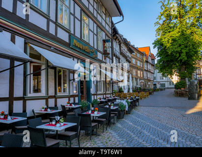 Historical Old Town in Goslar, UNESCO-world cultural heritage site, resin, Lower Saxony, Germany, Europe, Historische Altstadt in Goslar, UNESCO-Weltk Stock Photo