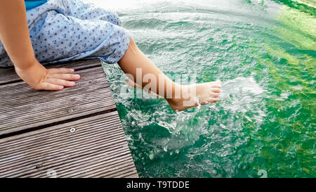 Close-up Of Little Boys Bare Feet Royalty Free Stock Image 